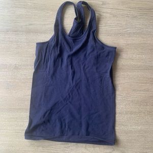 lululemon Navy Blue Racerback Tank Top